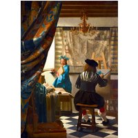 Puzzle Johannes Vermeer - Art of Painting, 1668 Bluebird Puzzle