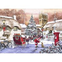 Puzzle Village and Santa Bluebird Puzzle