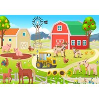 Puzzle Les Animaux de la Ferme Bluebird Puzzle