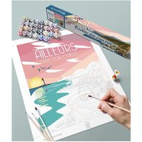 Puzzle Peinture par Numéros - Ailleurs La Loutre