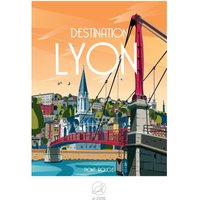 Puzzle Destination LYON - Pont Rouge La Loutre
