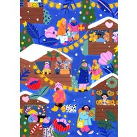 Puzzle Marché de Noël Pieces & Peace