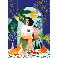 Puzzle Jardin Bleu Pieces & Peace