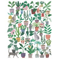 Puzzle Chats et Plantes Pieces & Peace