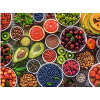 Puzzle Table Pleine de Super Aliments Castorland