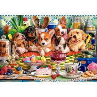 Puzzle Dessert Pour Chiots Castorland
