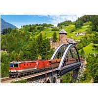 Puzzlefr Réduction de 13 % sur le puzzle Train sur le pont de Castorland