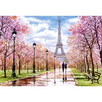 Puzzle Promenade Romantique à Paris Castorland