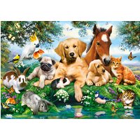 Puzzlefr Réduction de 13 % sur le puzzle Les Amis de lÉté de Castorland