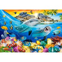 Puzzle Dauphins sous les Tropiques Castorland