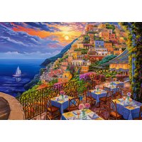 Puzzle Soirée Romantique à Positano Castorland