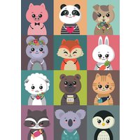 Puzzle Funny Animals Yazz