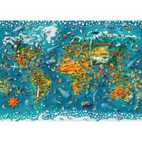 Puzzle Map Art - Miniature World Heye