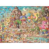 Puzzle Cartoon Triangular - Yogaland Heye