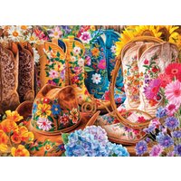 Puzzle Cowgirl Boots by Lars Stewart Eurographics