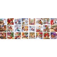 Calendrier de l'Avent - Souvenirs de Noël - 24 Puzzles Eurographics