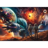 Puzzle Cosmos Multicolore : Voyage dans l'Espace Schmidt Spiele