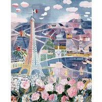 Puzzle en Bois Découpé à la Main - Paris Au Printemps, Raoul Dufy
