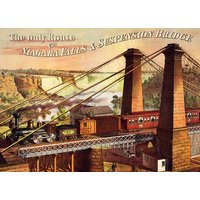 Puzzle The only Route via Niagara Falls & Suspension Bridge DToys