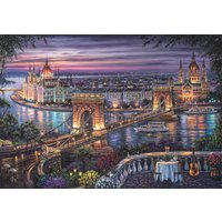 Puzzle Les Lumières du Danube Clementoni