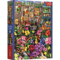 2 Puzzles - Travailler Dans Le Jardin Trefl