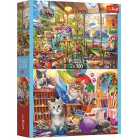 2 Puzzles - L'Art De Peindre Trefl
