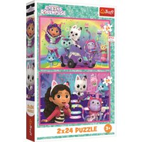 2 Puzzles - Jouer Avec Gabby Trefl