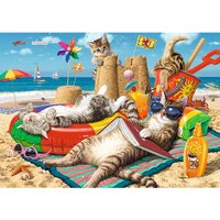 Puzzle Hidden Shapes - Vacances Félines Trefl