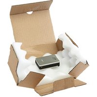 25 x Brown Foam Boxes - Brown foam packing boxes with 2 layers of protective foam