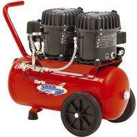 Clarke Clarke Shhh Air 100/24 3.53cfm 24 Litre 0.92HP Quiet Run Compressor (230V)