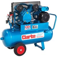 Clarke Clarke XEPV16/50 (O/L) 14cfm 50 Litre 3HP Portable Industrial Air Compressor (110V)