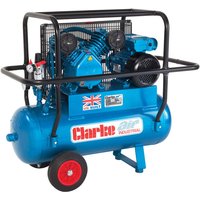 Clarke Clarke XEPVH16/50 (O/L) 14cfm 50 Litre 3HP Portable Industrial Air Compressor with Cage (110V)