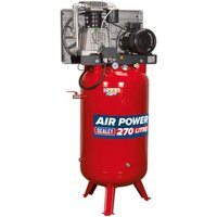 Sealey Sealey SACV52775B 29.3cfm 270Litre 7.5HP Vertical Belt Drive Air Compressor (400V)