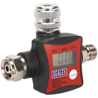 Sealey Sealey ARD01 On-Gun Air Pressure Regulator/Gauge Digital