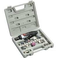 Clarke X-Pro CAT129 Professional 15 piece ¼" Air Die Grinder Kit