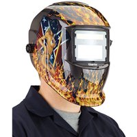 Clarke GWH5 Flame Design Arc Activated Solar Powered Grinding/Welding Headshield
