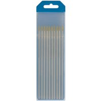 GYS Professional Quality Tungsten TIG Welding Electrodes (Pkt 10) WL15 Lanthanum (Gold tip) 2mm Diameter