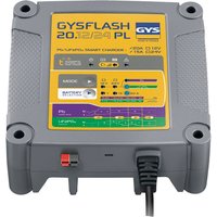 GYS GYS GYSFLASH 20.12/24 PL 3-In-1 12V/24V Smart Charger/Maintenance Charger/Battery Support Unit