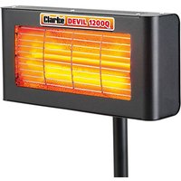 Click to view product details and reviews for Clarke Clarke Heat Devil 1200q 12kw Wall Mounted Infrared Quartz Heater 230v. Click to view product details and reviews for Clarke Clarke Heat Devil 1200q 12kw Wall Mounted Infrared Quartz Heater 230v.