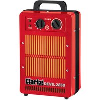 Click to view product details and reviews for Clarke Clarke Devil 2850 28kw Electric Fan Heater. Click to view product details and reviews for Clarke Clarke Devil 2850 28kw Electric Fan Heater.