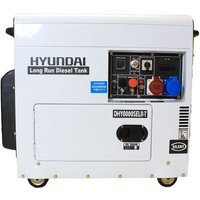 Hyundai DHY8000SELR-T 6.9kVA Diesel Standby Generator 230V & 400V