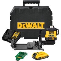 DEWALT DEWALT DCLE34031d1-Gb 18V XR 3x360 Compact Green Laser Kit with 2.0ah Battery