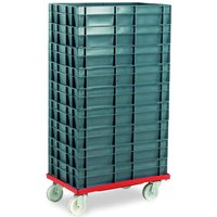Barton Storage 88880-01PP/6412 Euro Container Dolly With 9 x 22L Containers