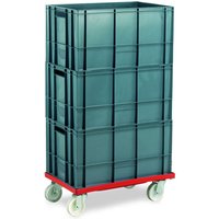 Barton Storage 88880-01PP/6432 Euro Container Dolly With 3 x 60L Containers