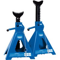 Draper Draper ARAS05-E Pair of Pneumatic Rise Ratcheting Axle Stands (5 Tonne per stand)