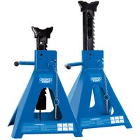 Draper Draper ARAS10-E10 Pair of Pneumatic Rise Ratcheting Axle Stands (10T per stand)