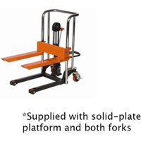 Warrior Handling Equipment Warrior WR0485 Ministacker 400kg Stacker Truck with Forks & Plate