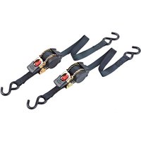 Clarke CHT754 3m Heavy Duty Ratcheting Tie Down (Twin Pack)