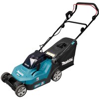 Makita DLM382PT2 Twin 18V (36V) Li-ion LXT 38cm Lawnmower with 2x 5.0Ah Batteries and Twin Port Charger