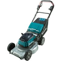 Makita DLM533PT4 LXT 53cm 2x 18V Self-Propelled Lawnmower with 4 x 5Ah batteries & Twin Port Charger)